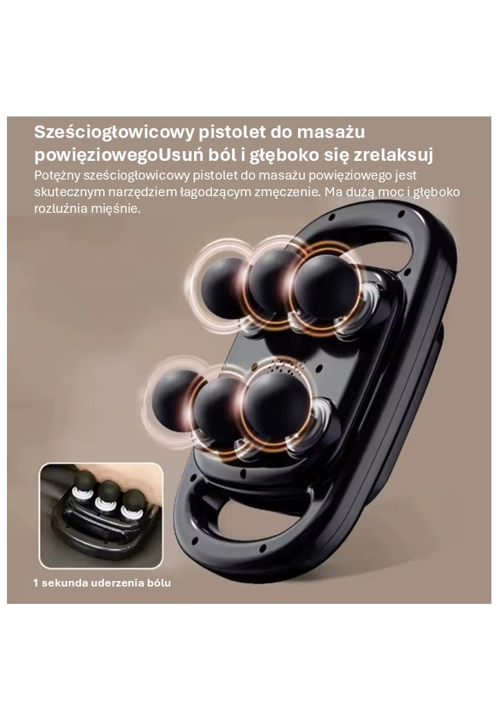 Pistolet do masażu głowy