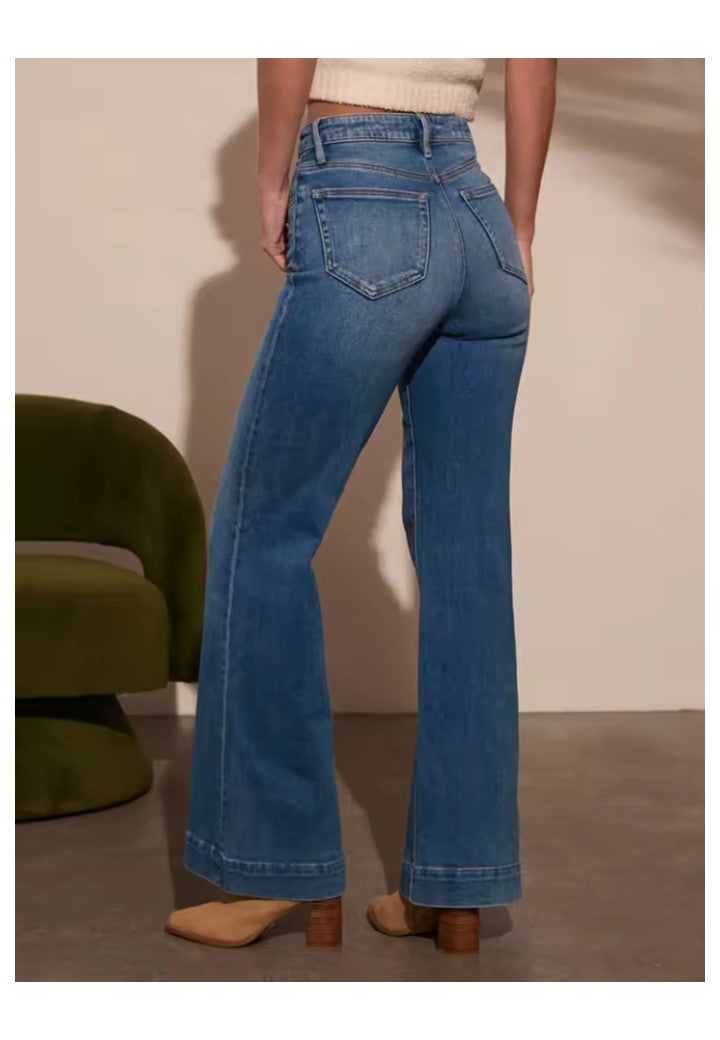 Julia - Dżinsy z szerokimi nogawkami