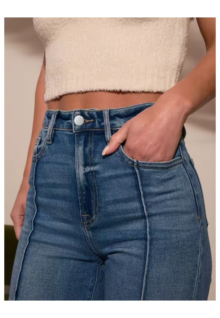 Julia - Dżinsy z szerokimi nogawkami