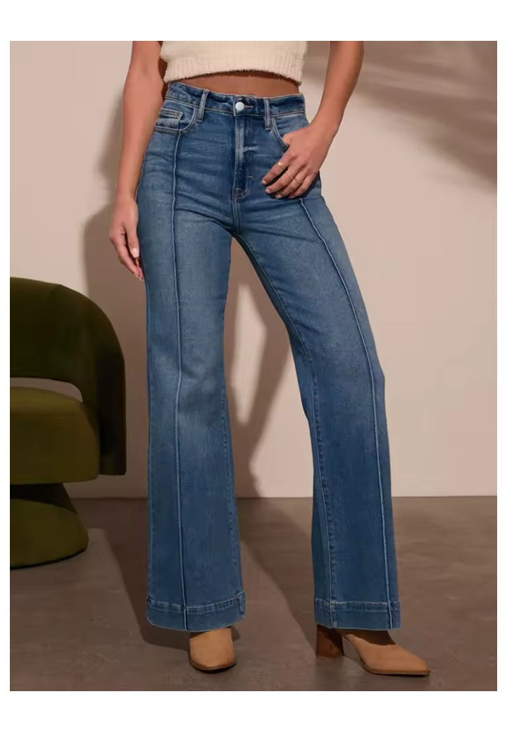 Julia - Dżinsy z szerokimi nogawkami