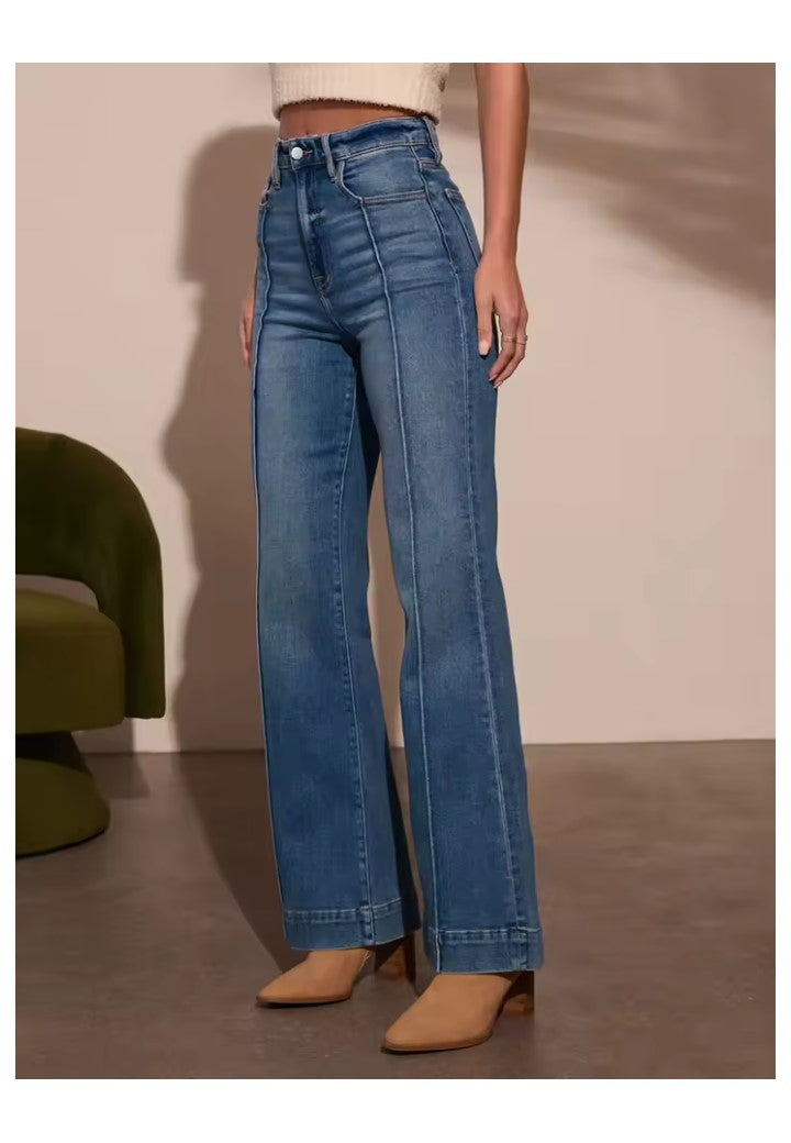 Julia - Dżinsy z szerokimi nogawkami